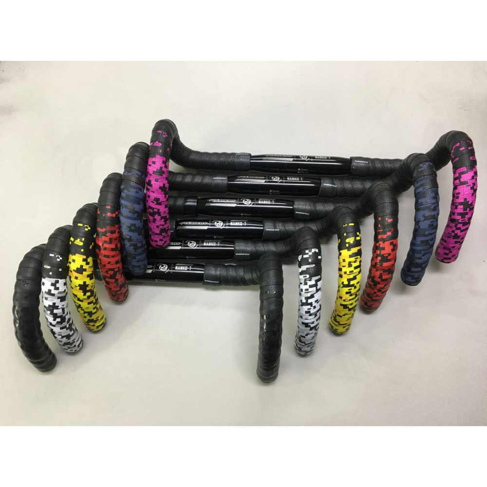 FOURIERS 經銷商BP-S005-DC30-1-01雙色車手帶  黑色/紫色  雙色漸層把手帶-細節圖5