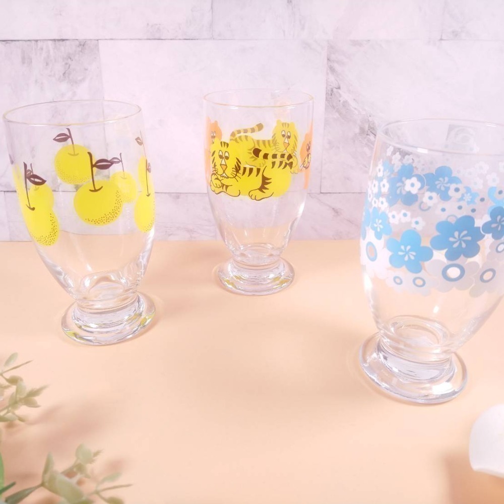 【現貨】Aderia 石塚硝子 昭和玻璃杯 懷舊玻璃杯 復古玻璃杯 低腳玻璃杯 日本玻璃杯 冷飲杯 水杯 335 ml-細節圖2