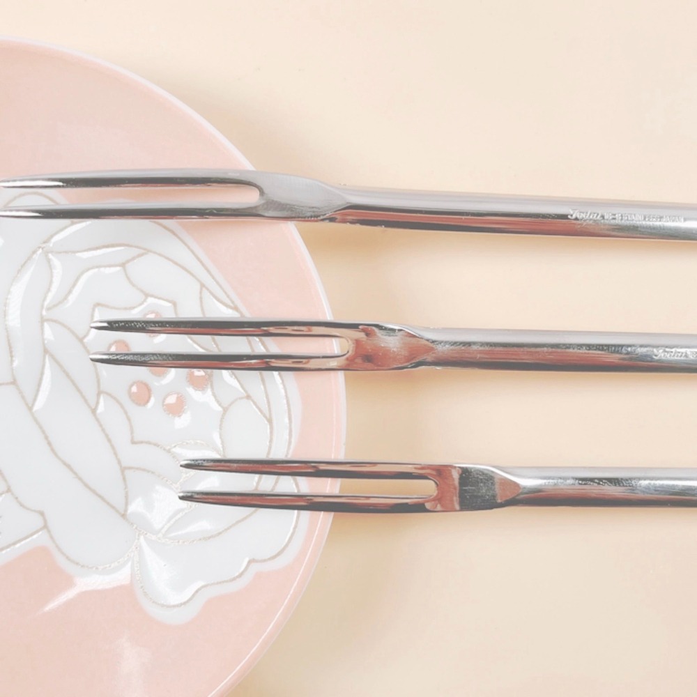 【現貨】Yoshikawa 吉川 蛋糕叉 水果叉 甜點叉 甜品叉 點心叉 和菓子叉 餐具 餐叉 小叉 叉子 4入-細節圖2