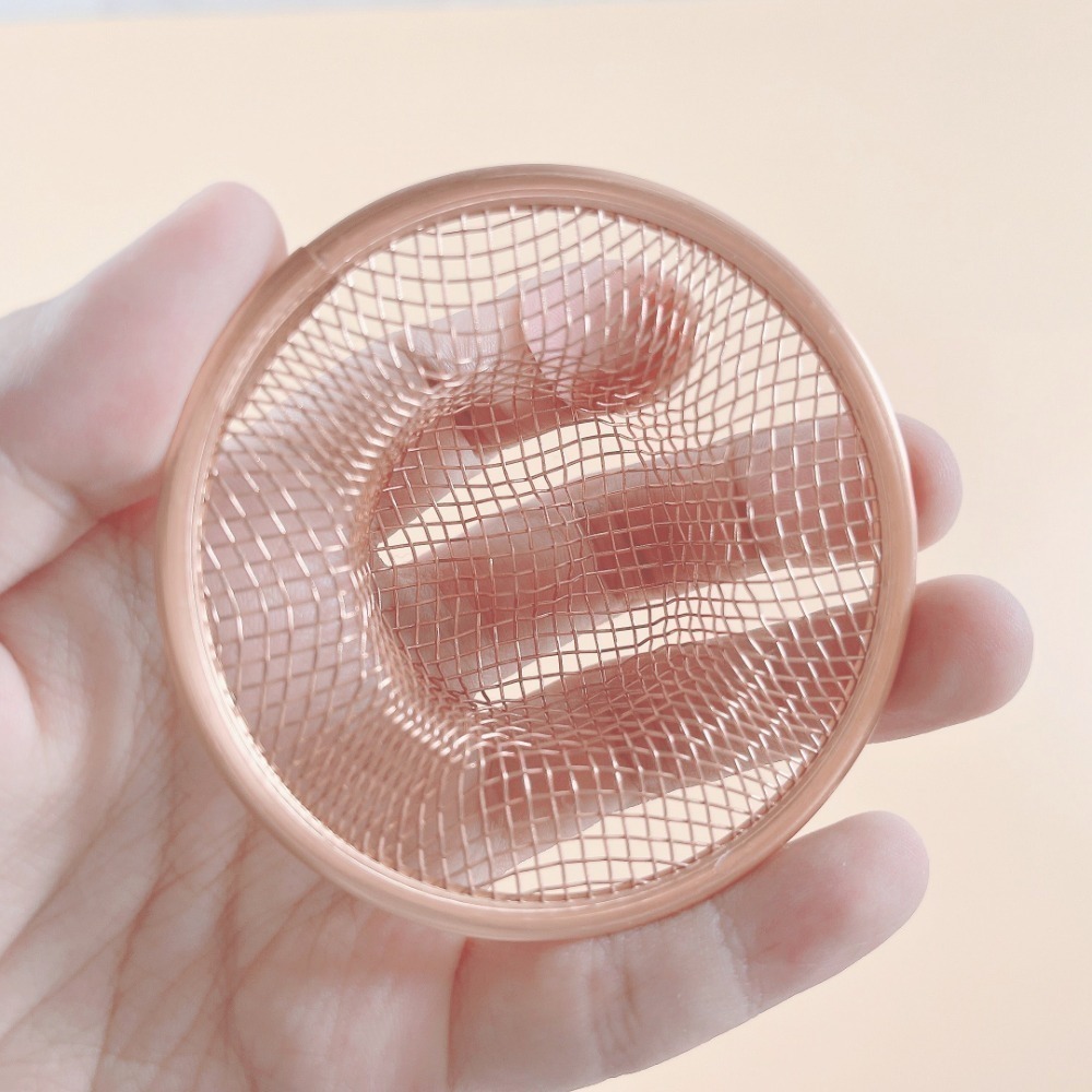 【現貨】Yoshikawa 吉川 銅製水槽濾網 廚房濾網 排水濾網 流理台濾網 洗菜濾網 菜渣濾網 垃圾濾網 防堵濾網-細節圖2