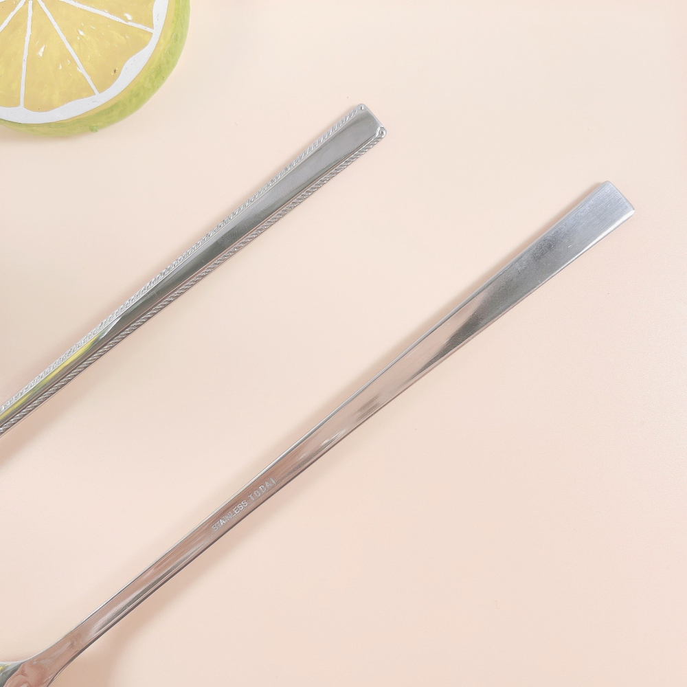 【現貨】Yoshikawa 吉川 長柄攪拌湯匙 飲料攪拌湯匙 攪拌匙 攪拌棒 攪拌勺 冰沙勺 咖啡勺 蜂蜜勺 3入-細節圖2