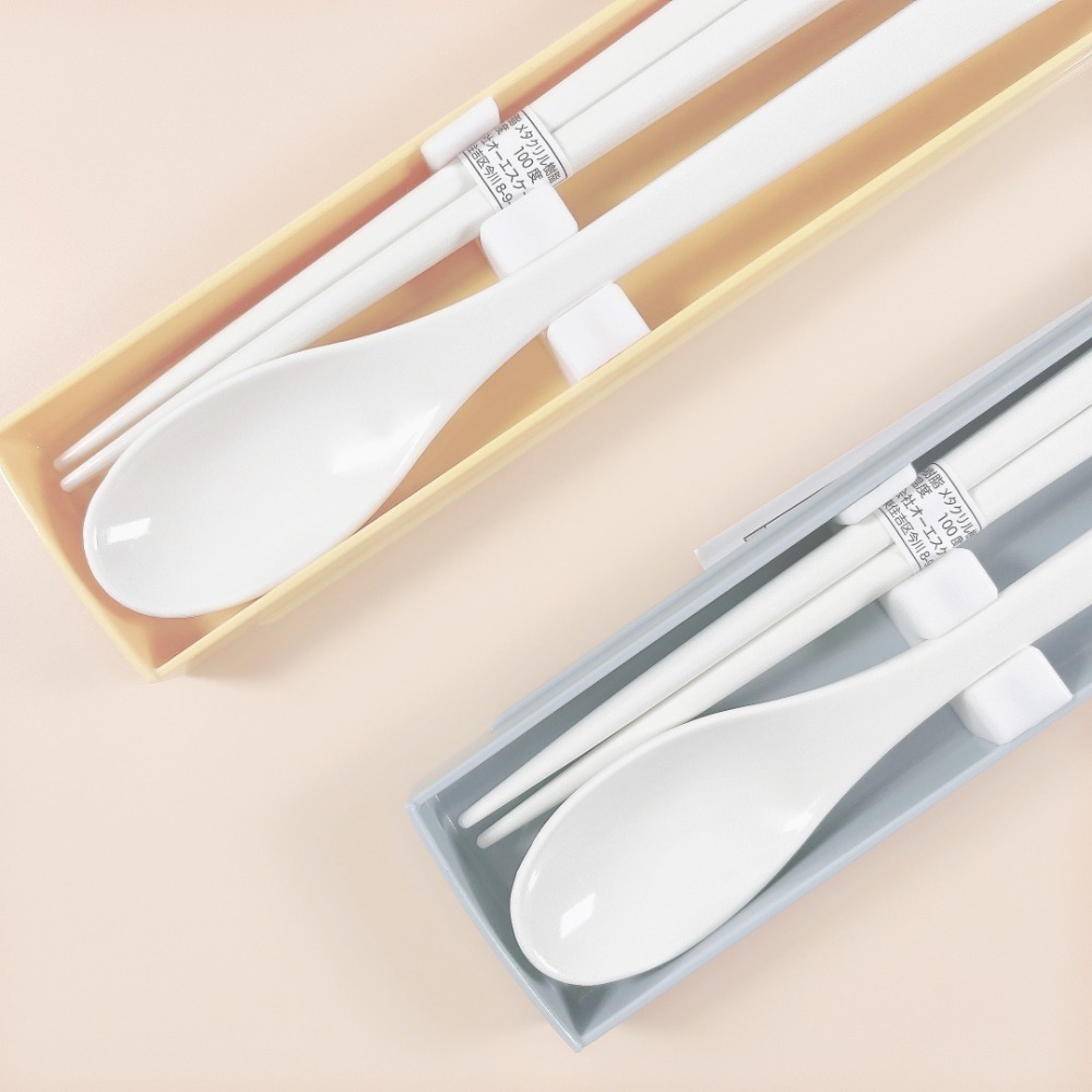 【現貨】mofusand 貓福珊迪 兩件式餐具組 環保餐具 旅行餐具 學生餐具 隨身餐具 筷子 湯匙 附收納小盒-細節圖4