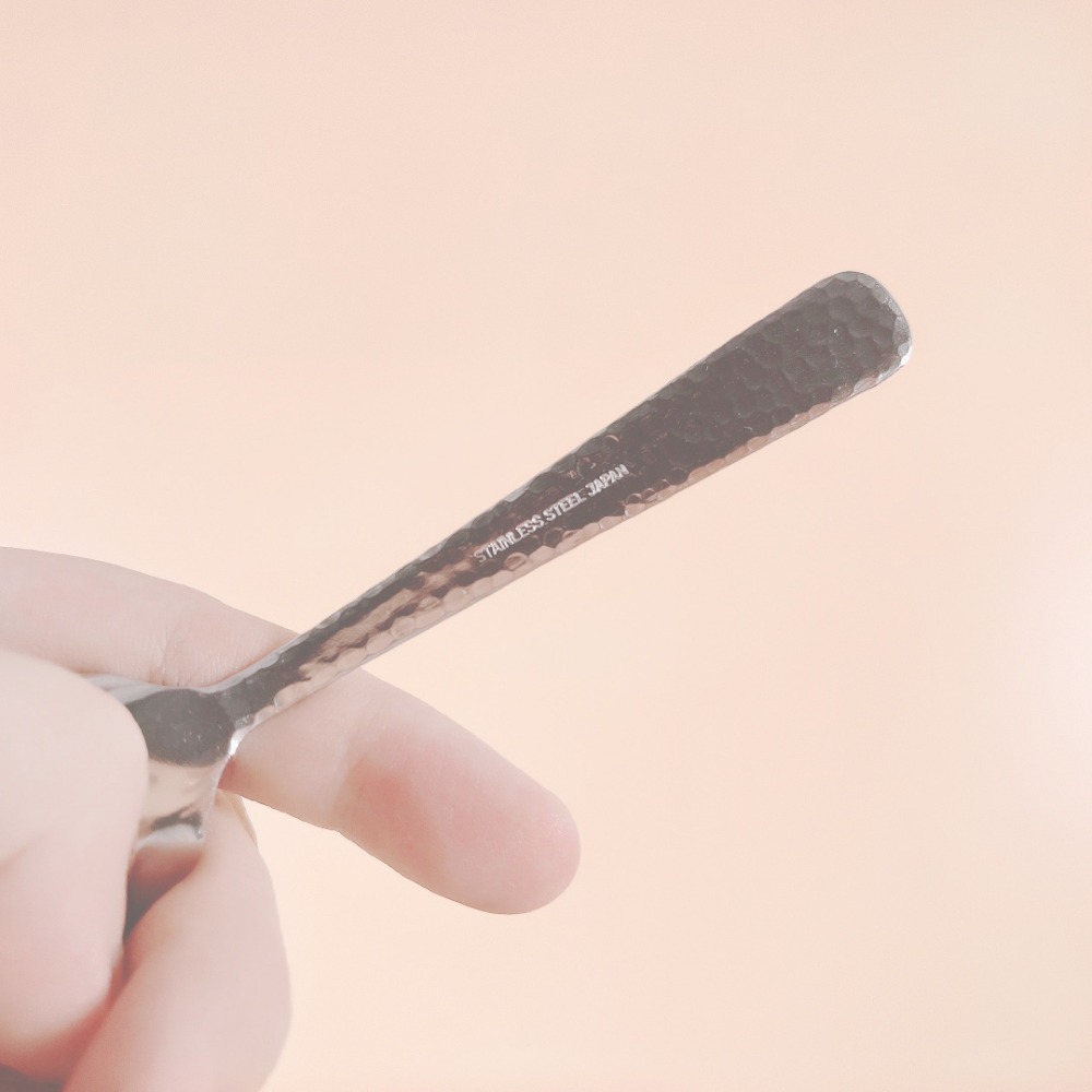 【現貨】燕匠一 槌目甜點湯匙 迷你湯匙 冰淇淋匙 甜點匙 甜品匙 蛋糕匙 點心匙 冰品匙 咖啡匙 攪拌匙 湯匙-細節圖3