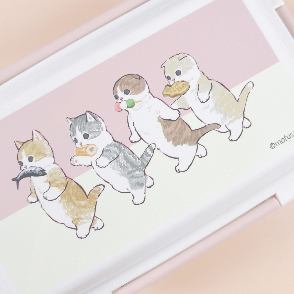 【現貨】mofusand 貓福珊迪 可微波便當盒 午餐盒 晚餐盒 沙拉盒 水果盒 點心盒 飯盒 麵盒 餐盒 500 ml-細節圖3