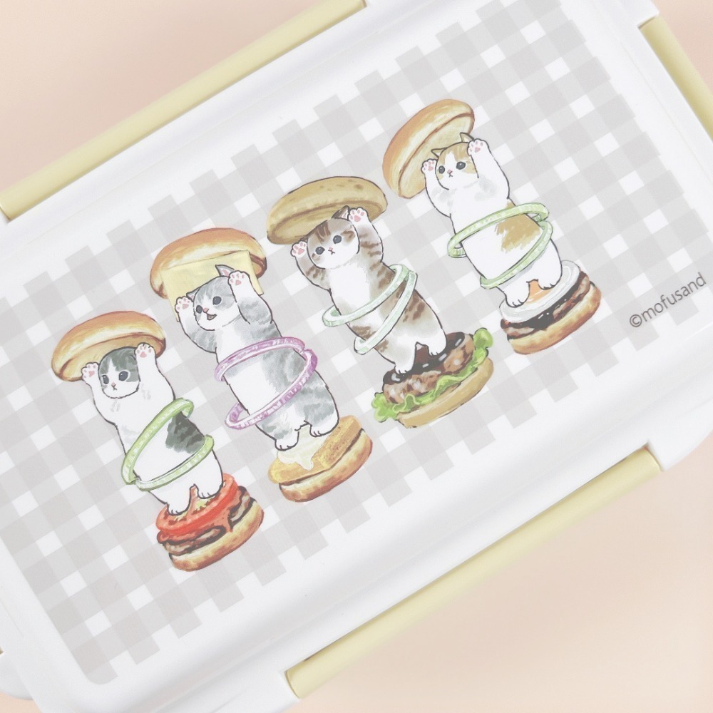 【現貨】mofusand 貓福珊迪 可微波便當盒 午餐盒 晚餐盒 沙拉盒 水果盒 點心盒 飯盒 麵盒 餐盒 500 ml-細節圖4