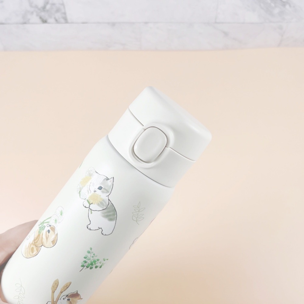 【現貨】mofusand 貓福珊迪 保溫保冷瓶 保溫水壺 保冷水壺 保溫瓶 保冷瓶 保溫杯 保冷杯 隨身瓶 480 ml-細節圖3