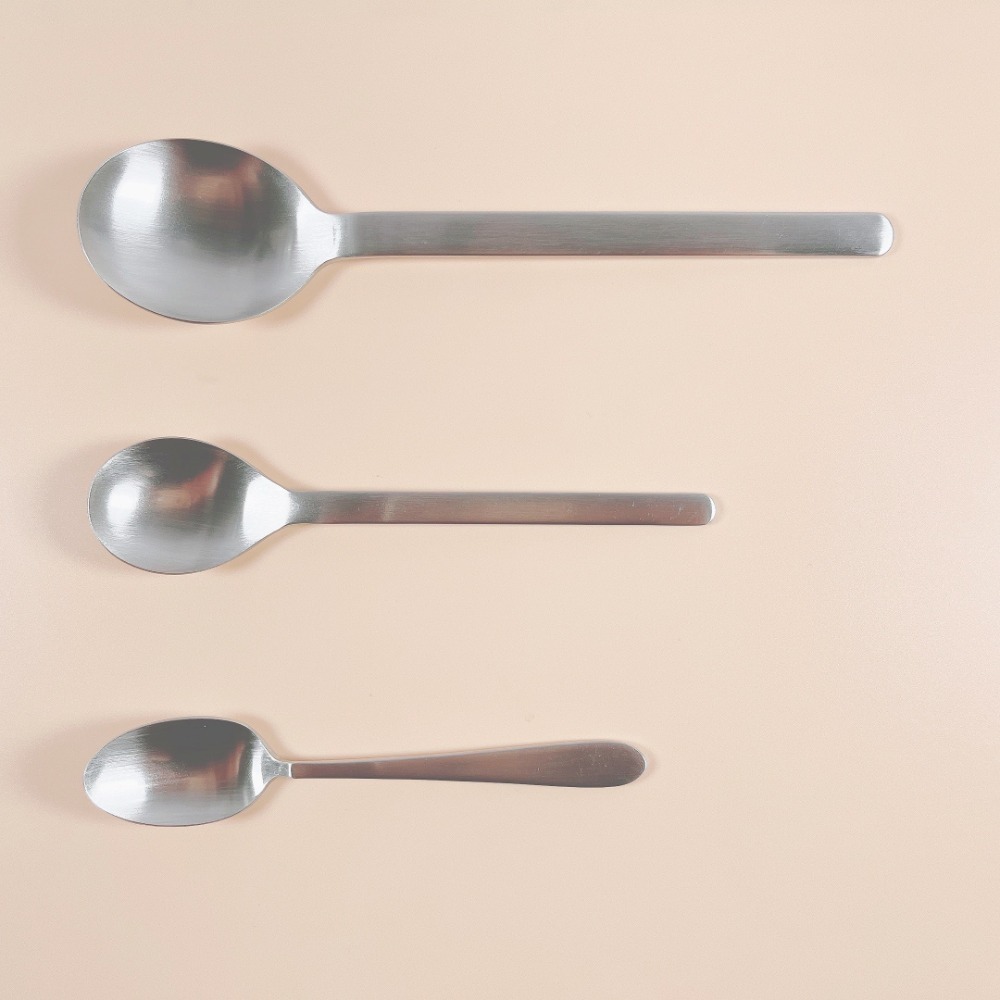 【現貨】SALUS 不鏽鋼餐具 湯匙 小湯匙 迷你咖啡匙 叉子 小叉子 刀子 長形咖啡匙 長形攪拌棒 簡約餐具 環保餐具-細節圖2