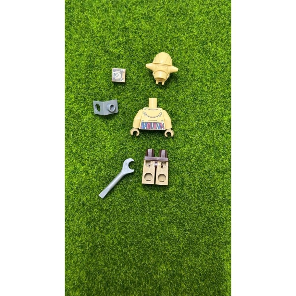 樂高 LEGO 人偶 星戰 胡安教授(全新未組，附武器)-細節圖2