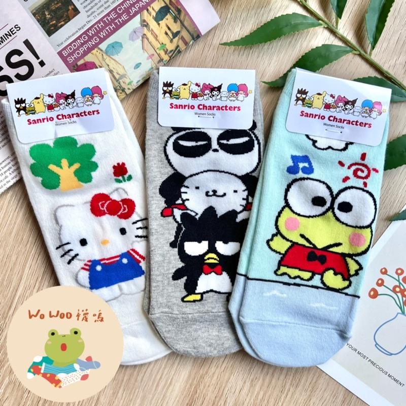 wowoo襪嗚▸三麗鷗人物打招呼短襪 韓國襪子-細節圖4