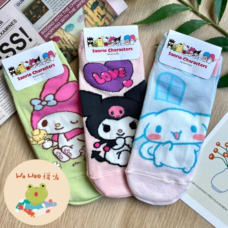 wowoo襪嗚▸三麗鷗人物打招呼短襪 韓國襪子-細節圖5