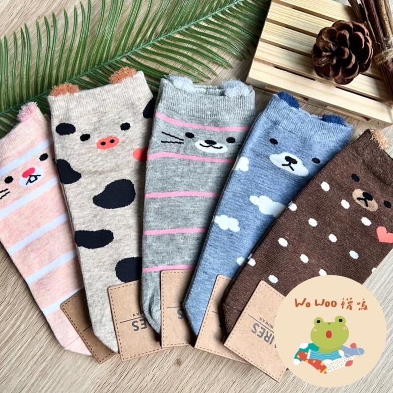 wowoo襪嗚▸可愛動物立體耳朵系列短襪-細節圖4