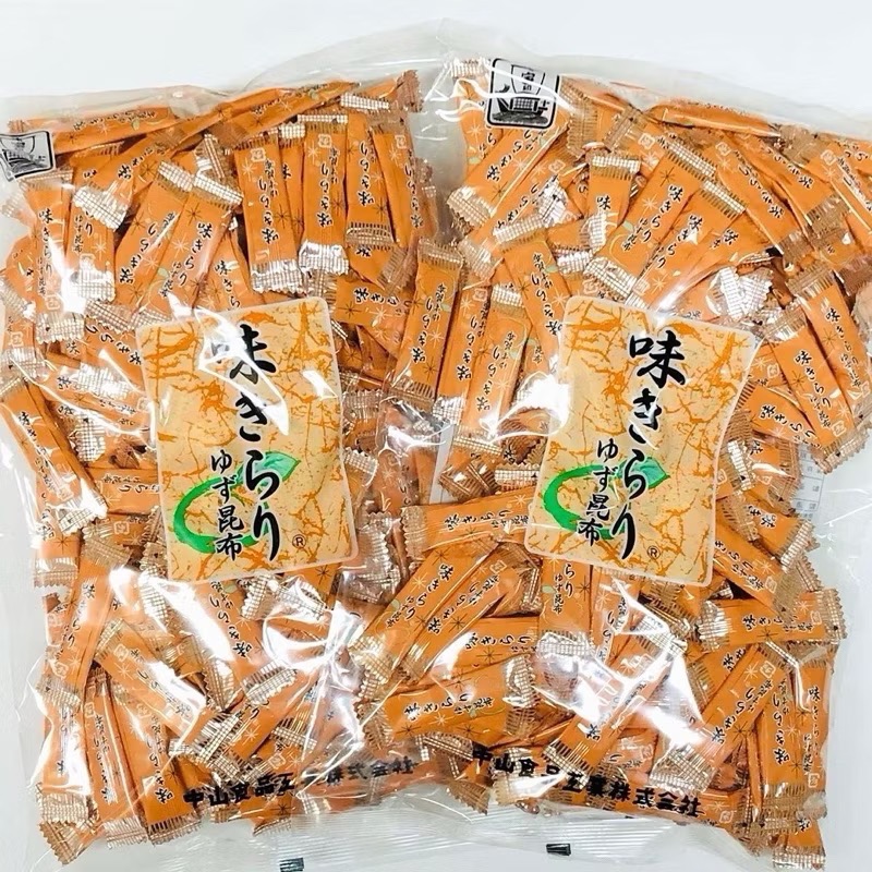 現貨速出❤️日本 北海道 休閒零食 袖子昆布糖 500g 鹹酸甜柚子 柚香/檸檬昆布糖 昆布 零嘴 嘴饞 伴手禮-規格圖2