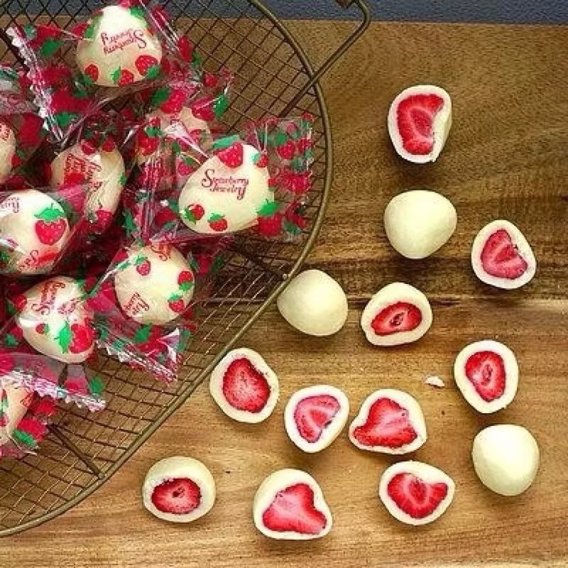 現貨速出❤️春日堂🇯🇵日本冬季限定 草莓白巧克力/草莓可可巧克力/草莓黑巧克力 日本零食 巧克力 草莓巧克力-規格圖3