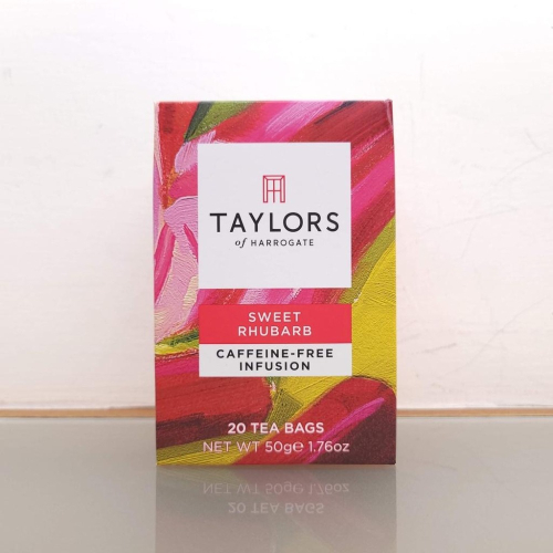 英國 泰勒茶 Taylors 玫瑰果大黃茶 Sweet Rhubarb 無咖啡因 花草茶 盒裝 20包
