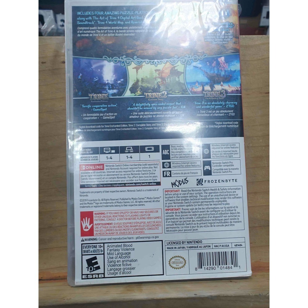 全新NS switch 狩魔師合集1-4代 簡中版  封膜脫落-細節圖2