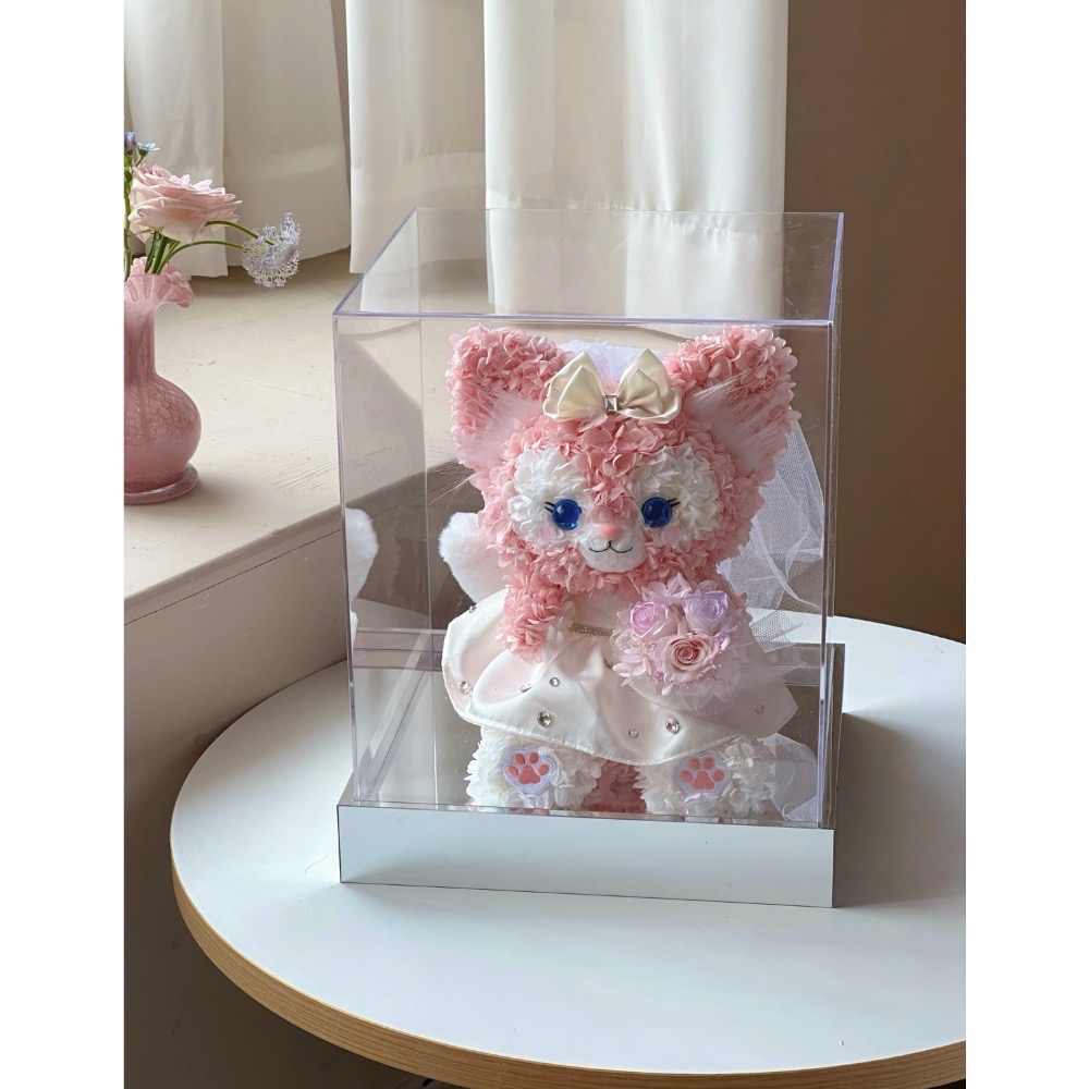 婚紗星黛露&玲娜貝爾永生花禮盒-細節圖3