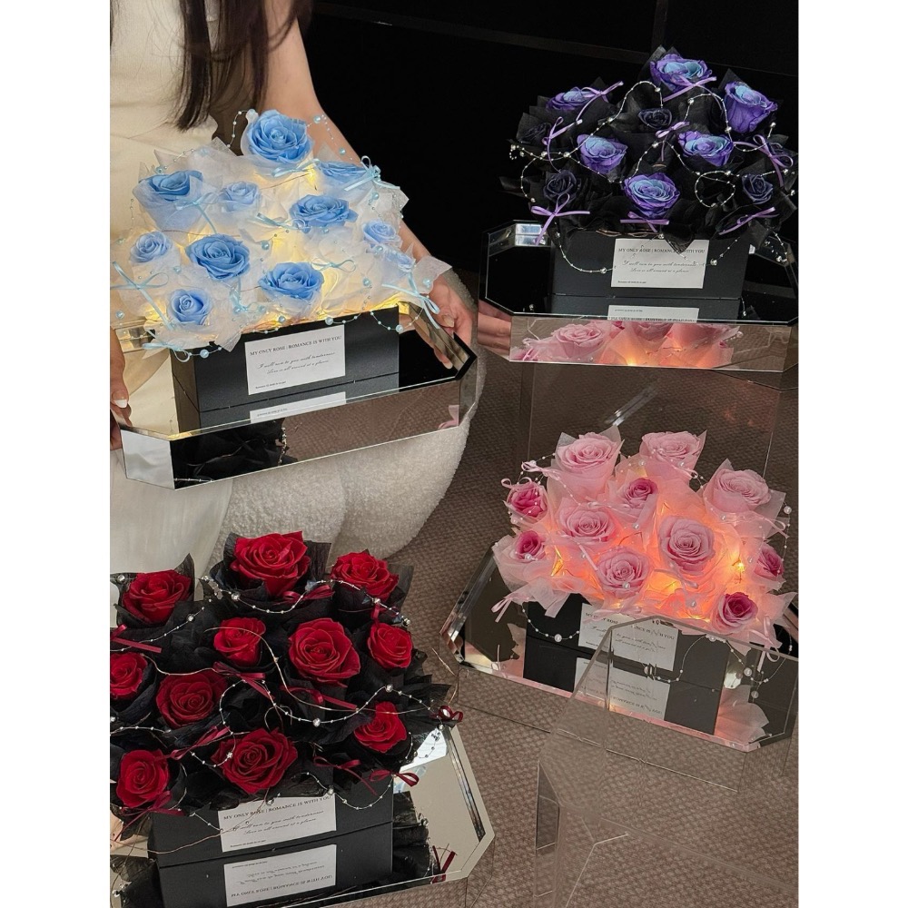 夢境花園永生花禮盒-細節圖2