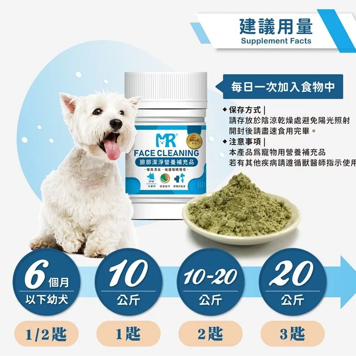 【瑪莉洋】犬用-臉部潔淨營養補充品（85g／毛小孩／狗）-細節圖9