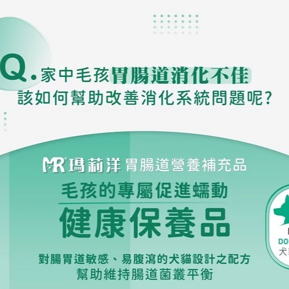 【瑪莉洋】犬貓用-胃腸道營養補充品80g（營養補充品／毛小孩／犬貓用）-細節圖3