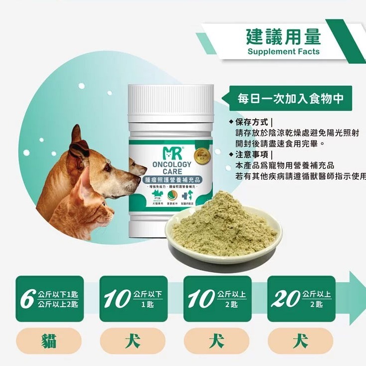 【瑪莉洋】犬貓用-腫瘤照護營養補充品90g-細節圖8