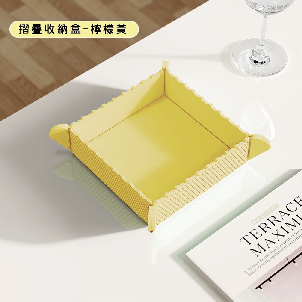 攜帶式可折疊磁吸收納盤 (隔熱墊/小砧板/吐骨碟/水果盤/寵物飯碗/玄關收納)-規格圖5