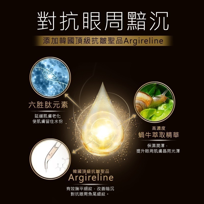 Mdmmd 明洞國際 AG胜肽蝸牛眼膠 40mL/瓶 眼周 緊實 淡化細紋【官方直營】-細節圖4