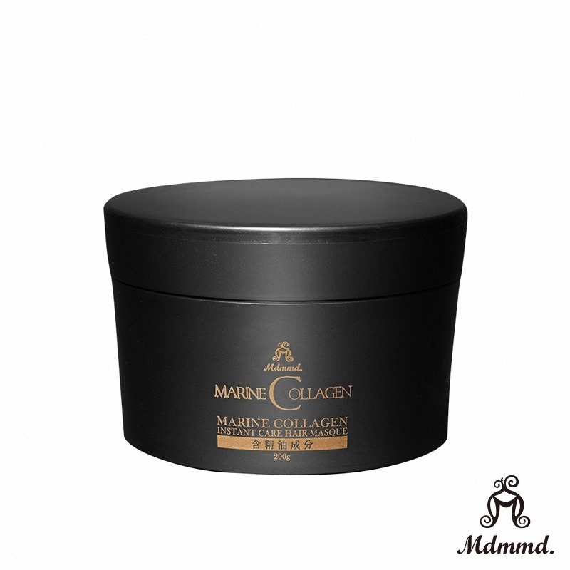 Mdmmd 明洞國際 魚鱗膠原蛋白30秒護髮膜 200g 天然精油 分岔 光澤 毛躁【官方直營】-規格圖1
