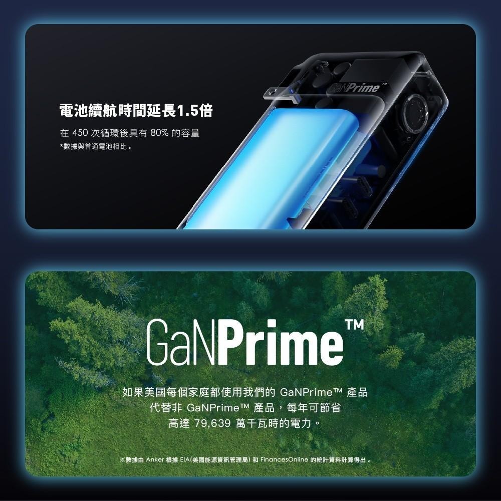 Anker A1651 Power Bank733 GaNPrime PowerCore 65W 2in1行動電源-細節圖7