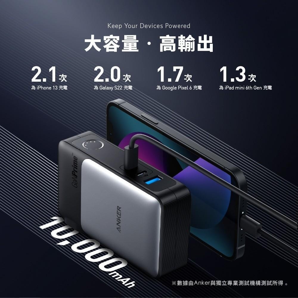 Anker A1651 Power Bank733 GaNPrime PowerCore 65W 2in1行動電源-細節圖8
