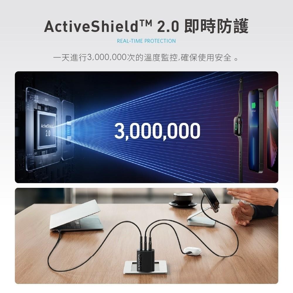 Anker 336 charger 2C1A GaN 氮化鎵 急速充電器67W A2674-細節圖9