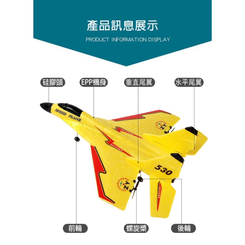 【NLS 現貨】2.4GHZ遙控米格530飛機 大型遙控戰鬥機 無人機 遙控戰鬥機 飛機玩具 大型飛機 兒童戶外玩具-細節圖6
