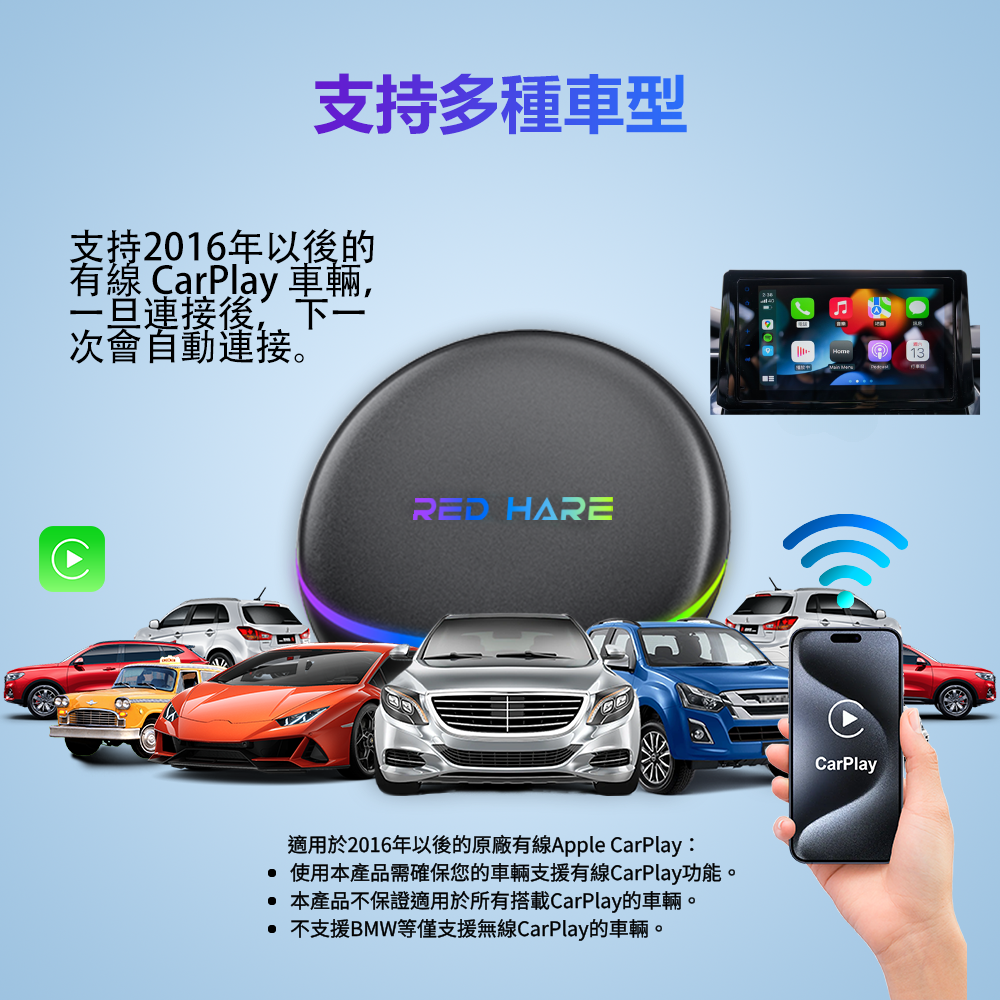 【REDHARE 瑞賀】Carplay Ai Box安卓機導航機車機HDMI輸出 線上更新 8+128G高通665-細節圖9