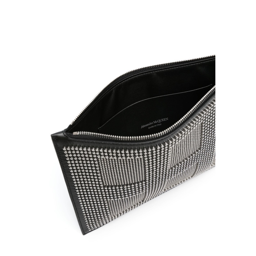 Alexander McQueen 鉚釘手拿包-細節圖2