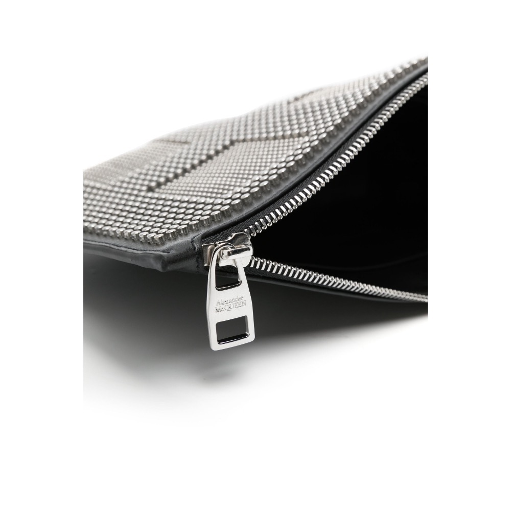 Alexander McQueen 鉚釘手拿包-細節圖3