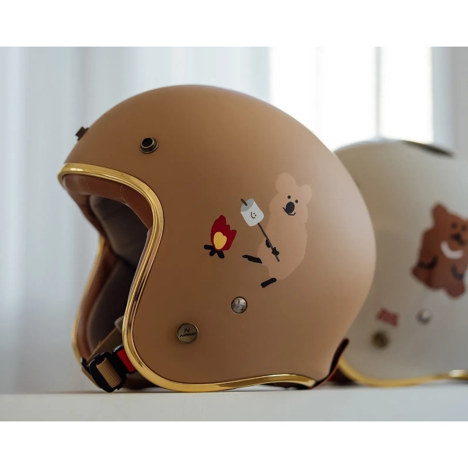 豪新安全帽｜Dinotaeng Quokka 短尾矮袋鼠 Bobo 彩蛋款 聯名彩繪 正品 公司貨 安全帽 免運費-細節圖7