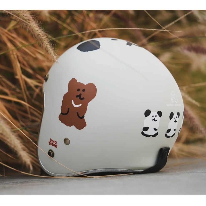 豪新安全帽｜Dinotaeng Quokka Bobo 彩蛋款 聯名彩繪 霧面奶霜白 正品 公司貨 安全帽 免運費-規格圖11
