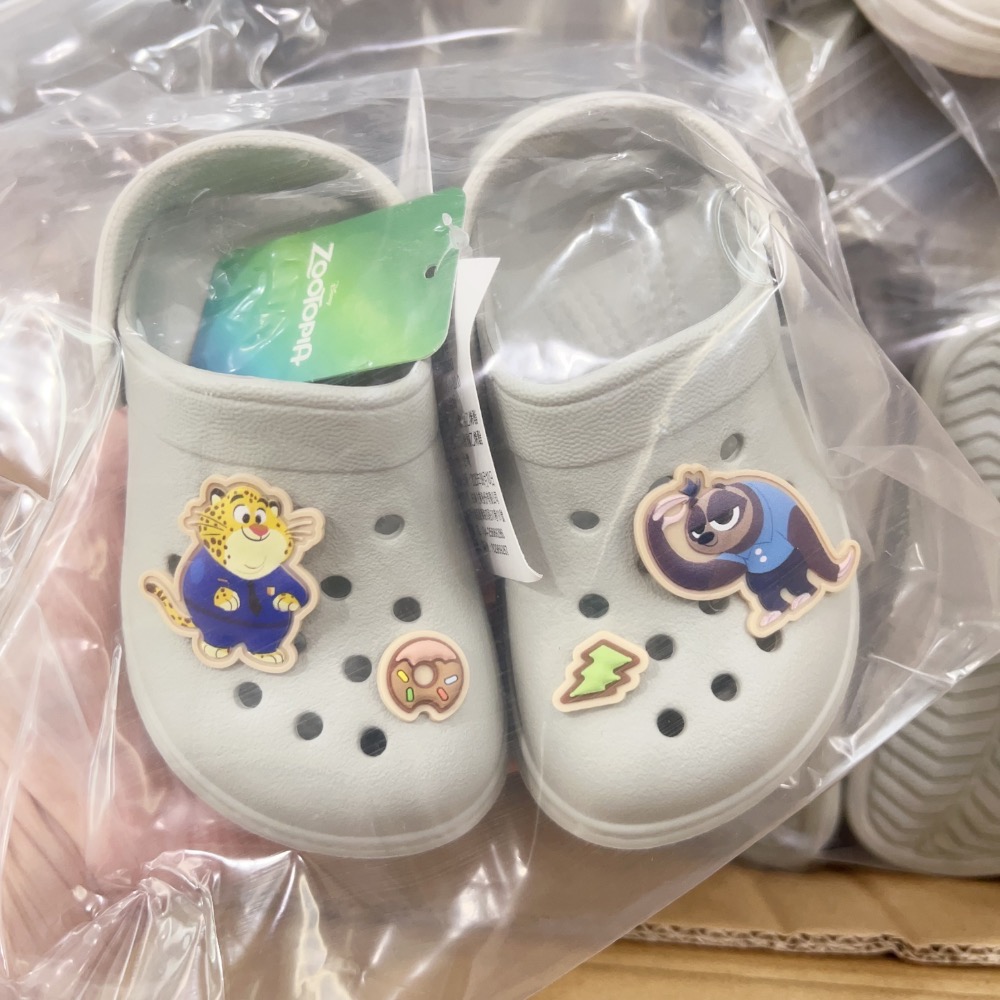 迪士尼正版授權 動物方城市 兒童防水洞洞鞋 輕量布希鞋 涼拖鞋 兩穿式 茱蒂/快俠 15-20碼-細節圖3
