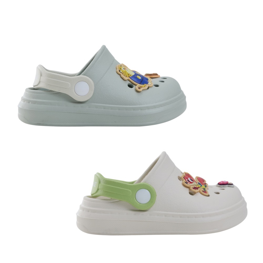 迪士尼正版授權 動物方城市 兒童防水洞洞鞋 輕量布希鞋 涼拖鞋 兩穿式 茱蒂/快俠 15-20碼-細節圖4