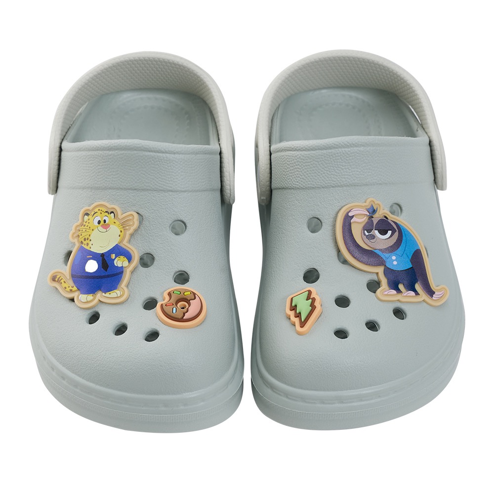 迪士尼正版授權 動物方城市 兒童防水洞洞鞋 輕量布希鞋 涼拖鞋 兩穿式 茱蒂/快俠 15-20碼-細節圖8