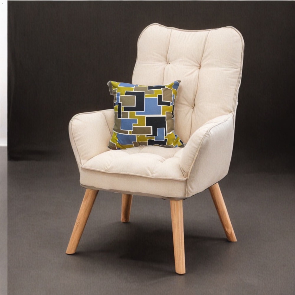 不對稱方格抱枕-細節圖2