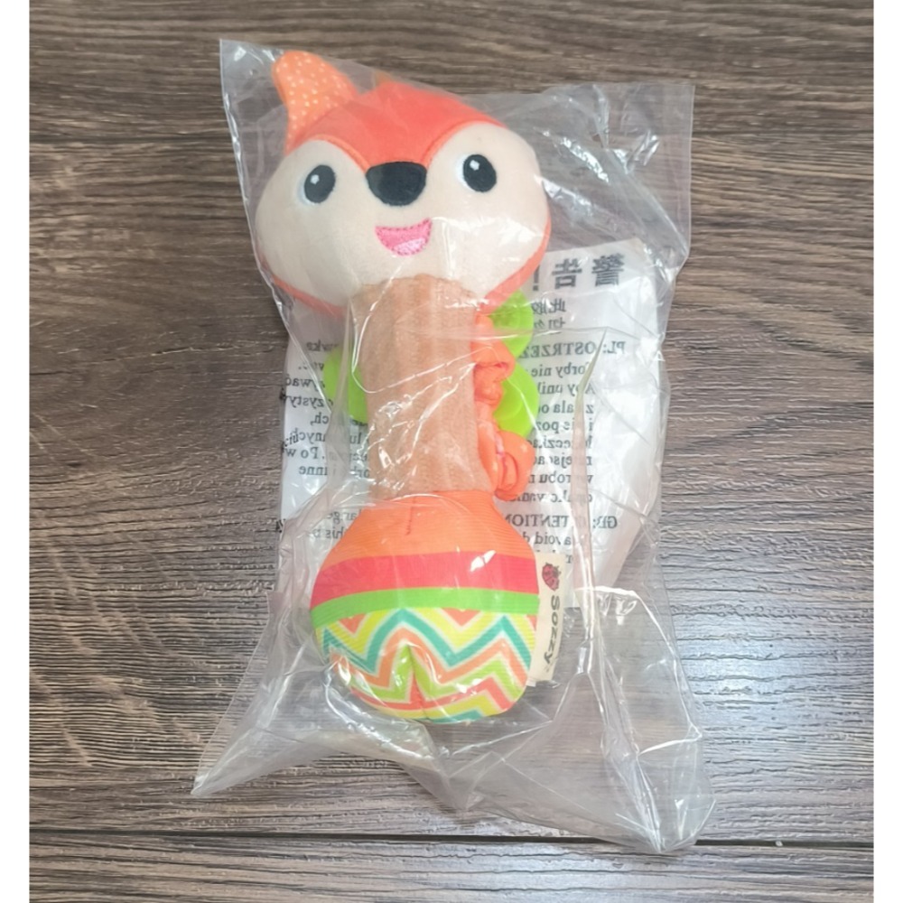 （jolly baby) 嬰兒安撫手搖鈴-狐狸款-細節圖5