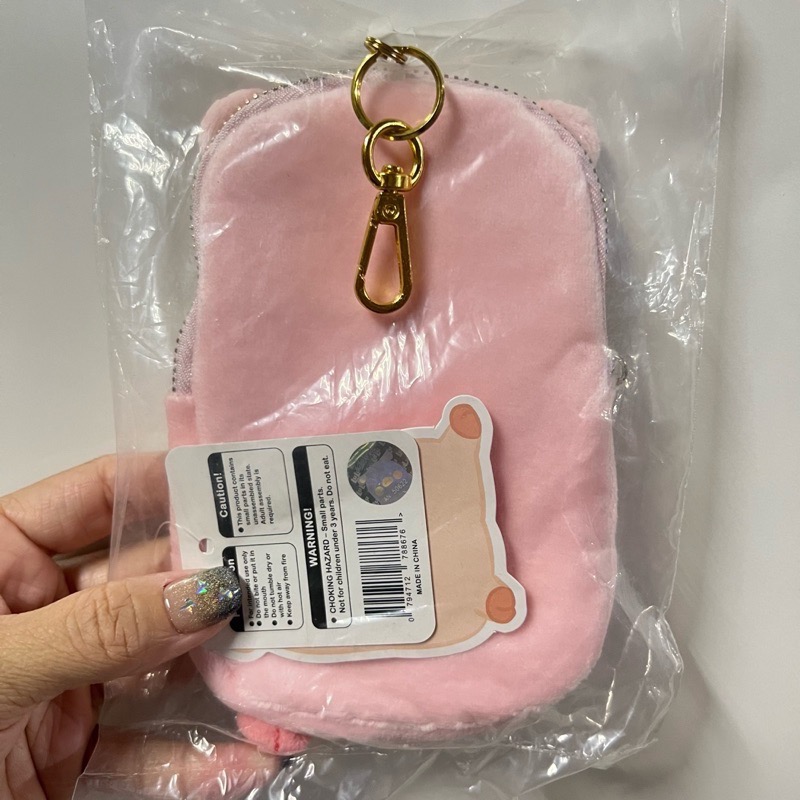 ￼「正版現貨」LULU豬 罐頭豬 公仔 錢包 絨毛零錢包 Lulu豬 票卡包 票卡零錢包-細節圖3