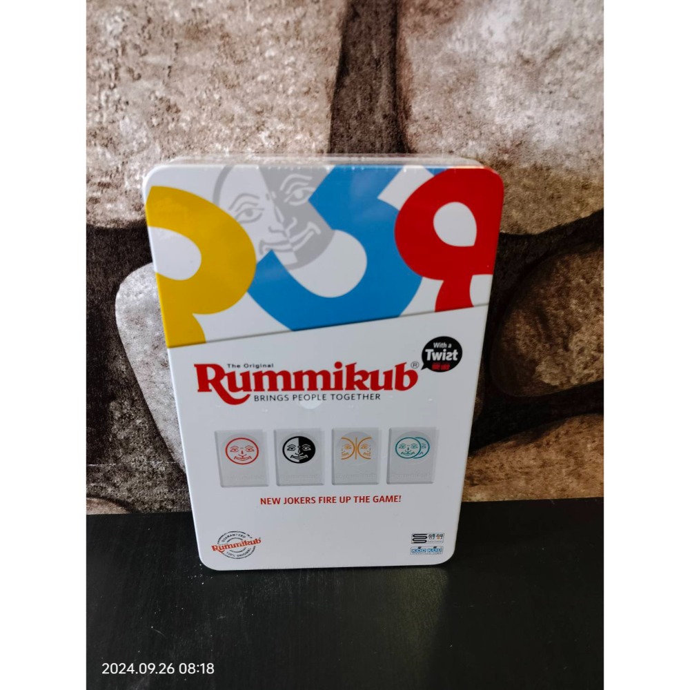 【台北景美 桌遊人的倉庫】 拉密 拉蜜 大字 袋裝版 六人攜帶 台北 臺北 變臉 鐵盒 繁中 全新現貨桌遊-規格圖11