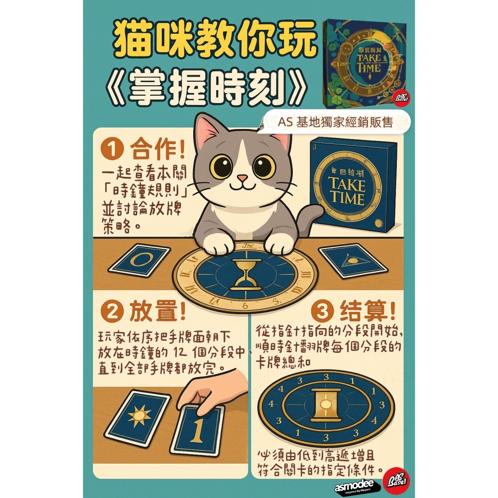 【台北景美 桌遊人的倉庫】 掌握時刻 take time 原價900 繁體中文版 全新現貨桌遊-細節圖11