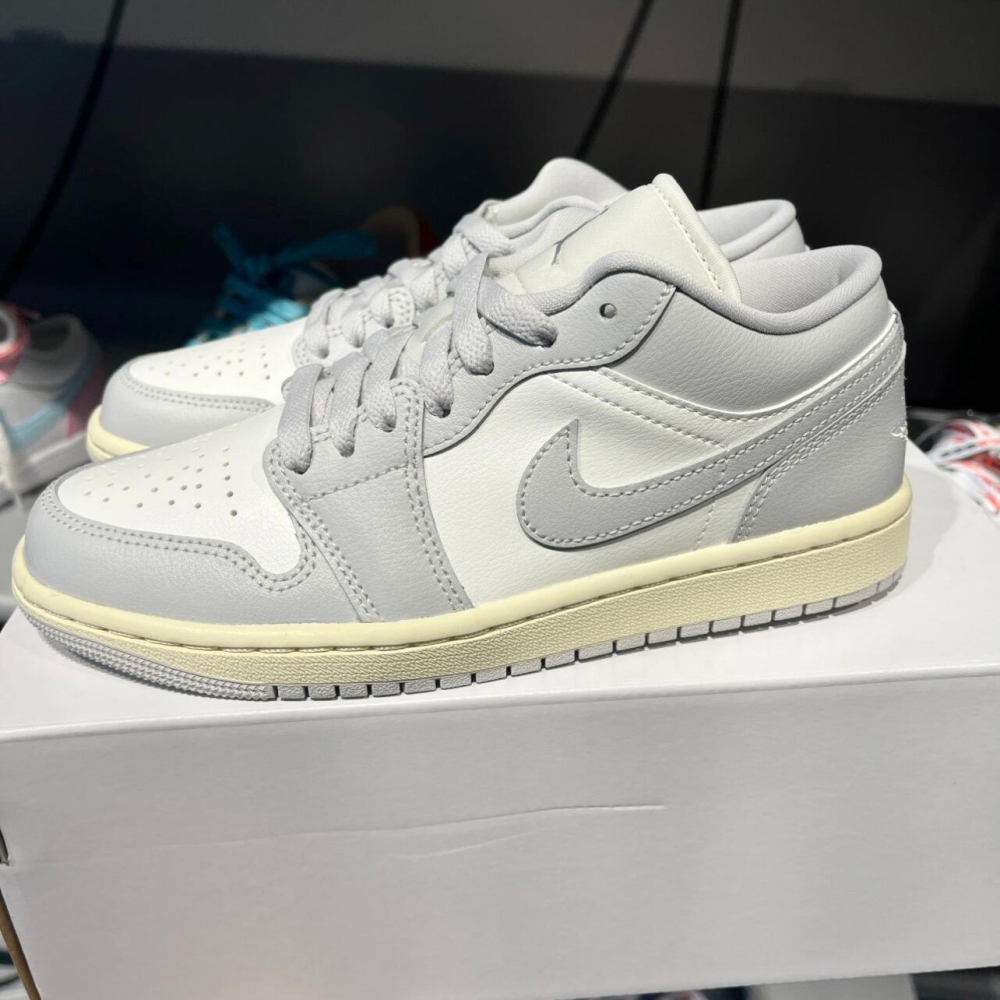 情侶款｜NIKE AIR JORDAN 1 AJ1 奶油海鹽灰-細節圖3