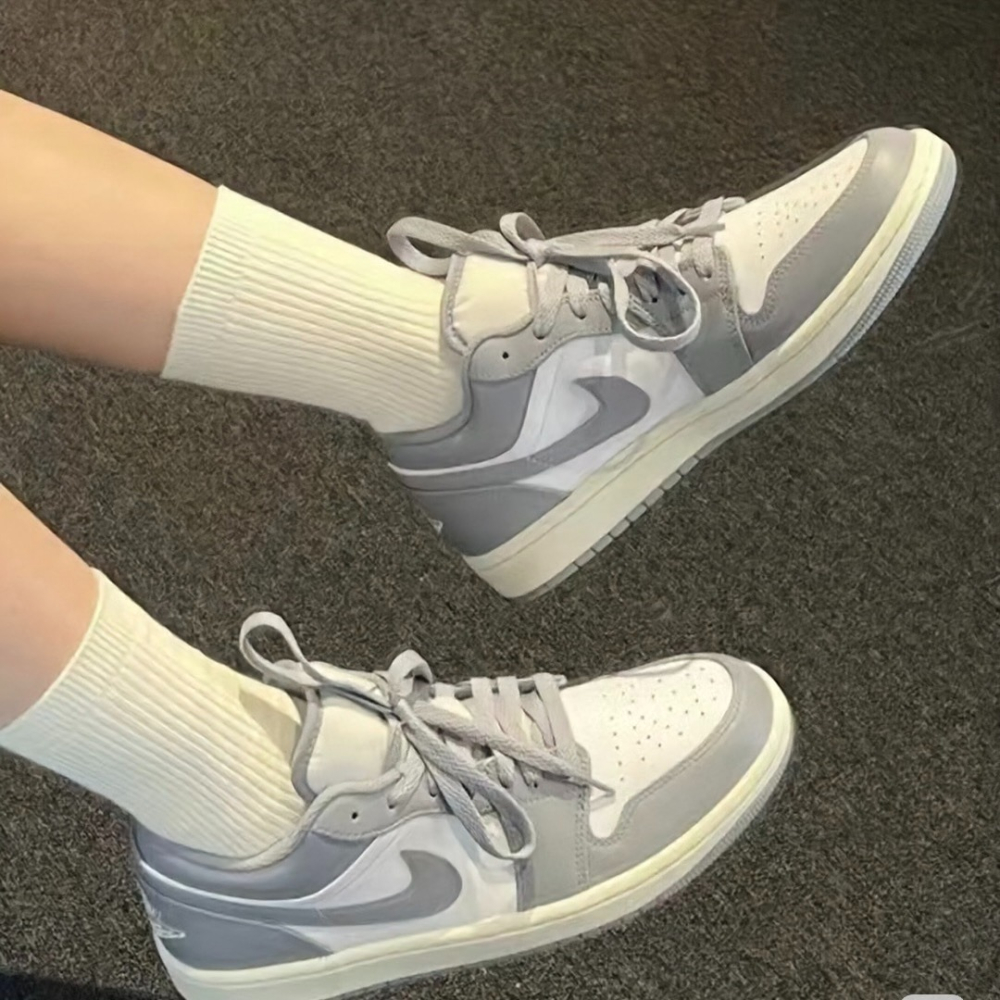 情侶款｜NIKE AIR JORDAN 1 AJ1 奶油海鹽灰-細節圖6