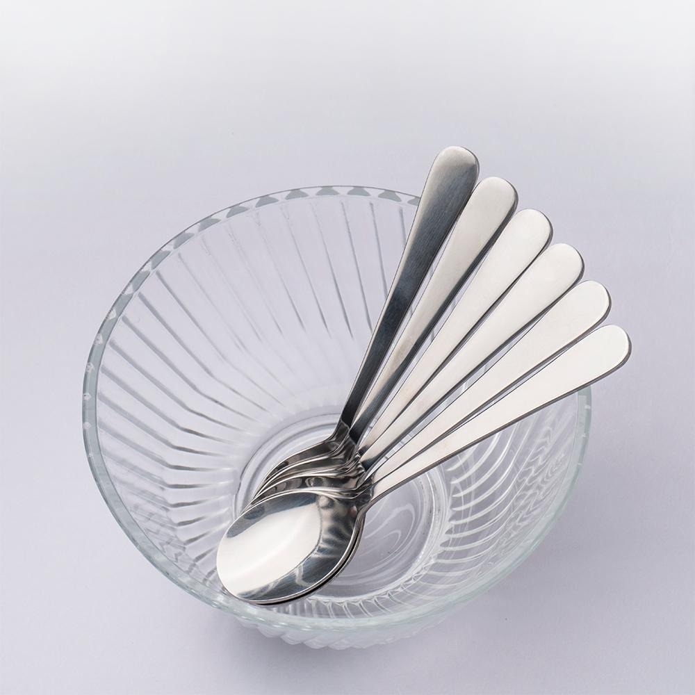 【台灣第一筷】六入組甜點湯匙304不鏽鋼 台灣製-細節圖4