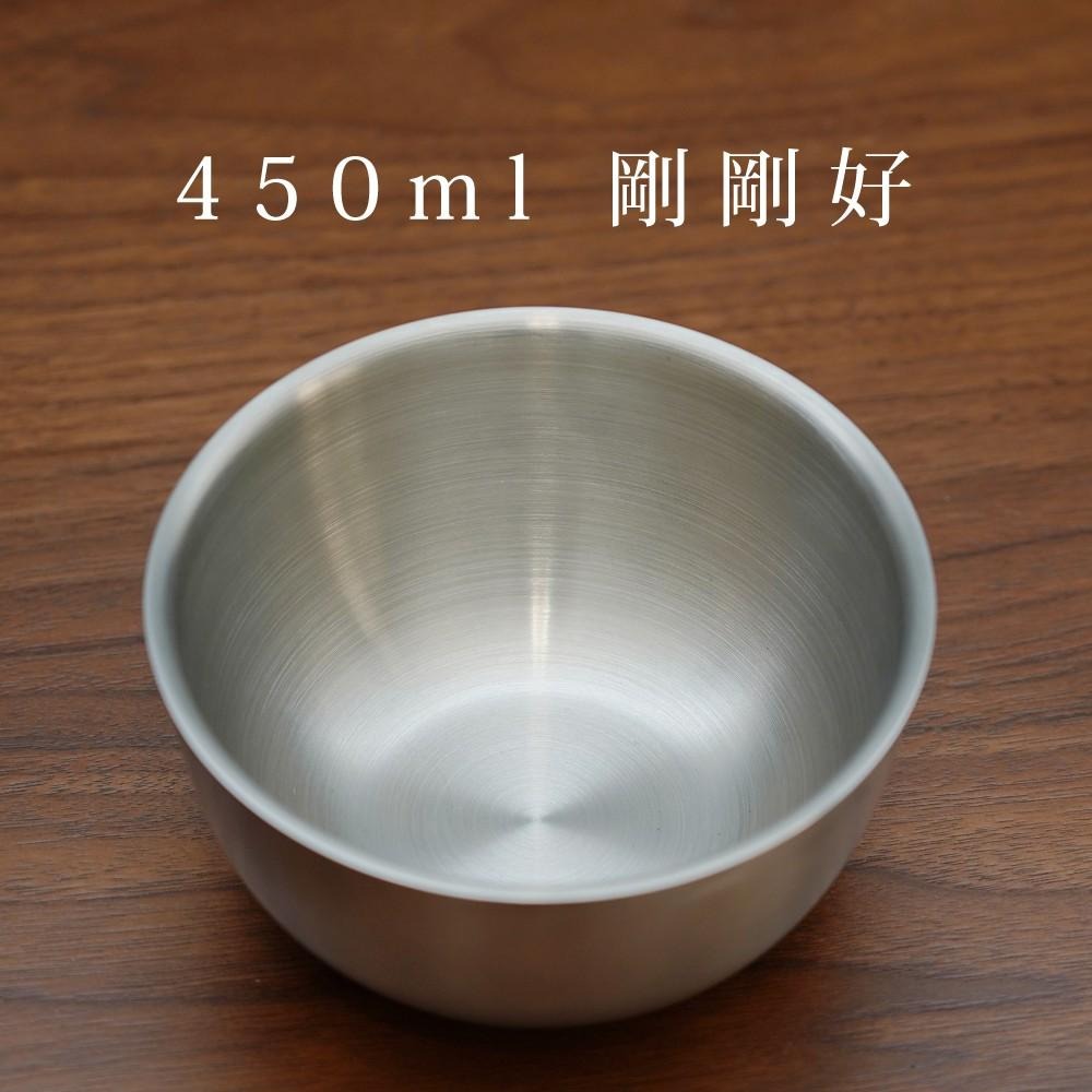 【台灣第一筷】雙層不鏽鋼碗 台灣製 304不鏽鋼 碗 兒童餐具組-細節圖3