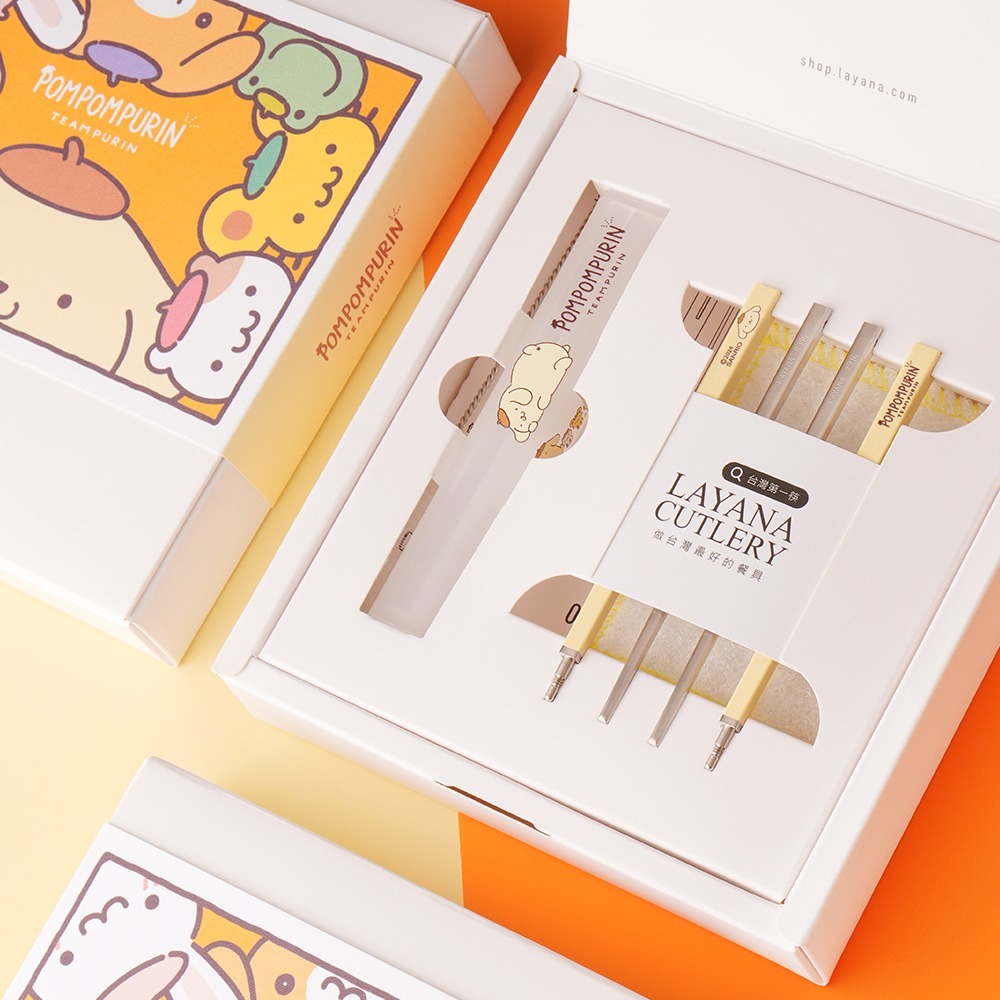 布丁狗-聯名款 零接觸隨身筷子 摺疊筷 隨身餐具 便攜式筷子 餐具禮物 交換禮物-細節圖5