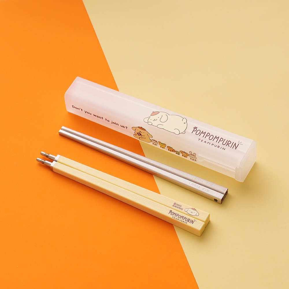 布丁狗-聯名款 零接觸隨身筷子 摺疊筷 隨身餐具 便攜式筷子 餐具禮物 交換禮物-細節圖8